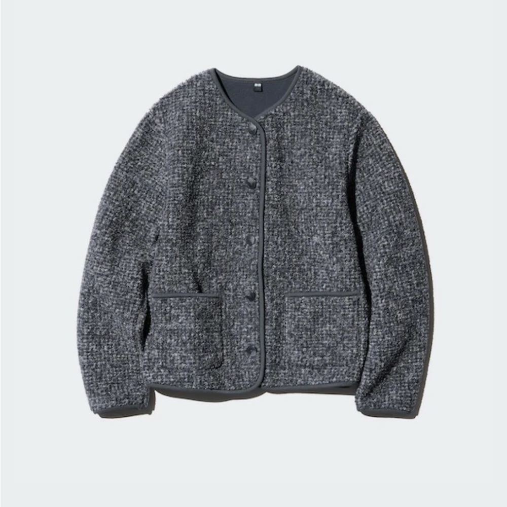 Uniqlo fleece cardigan